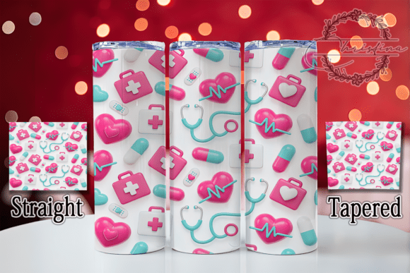 Download 3D Healthcare Nurse Tumbler - Healthcare Collection