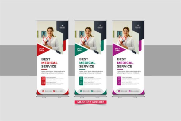 Download Medical or Healthcare Roll Up Banner - Healthcare Collection