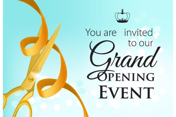 Download Grand Opening Event Lettering with Golde - Premium Resources