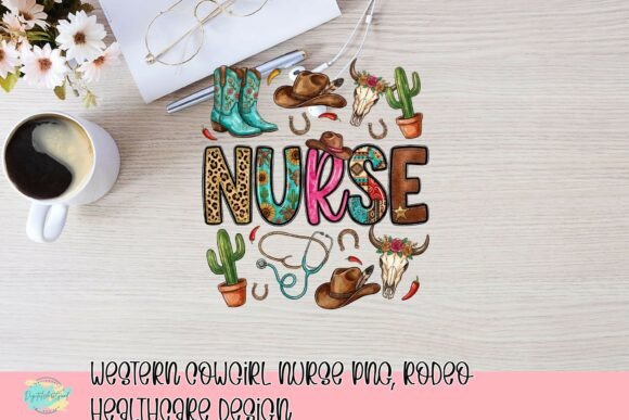 Download Western Cowgirl Nurse PNG, Rodeo Healthcare Design - Healthcare Collection