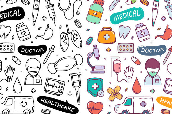 Download Medical Healthcare Doodle - Healthcare Collection