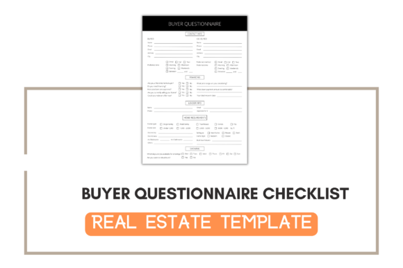 Download Buyer Questionnaire Checklist Template - Buyer Collection